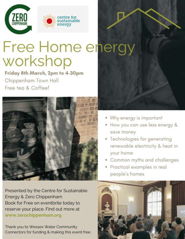 Home energy workshop banner